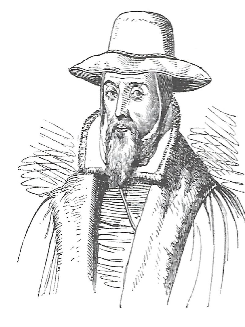 An artist impression of John Foxe