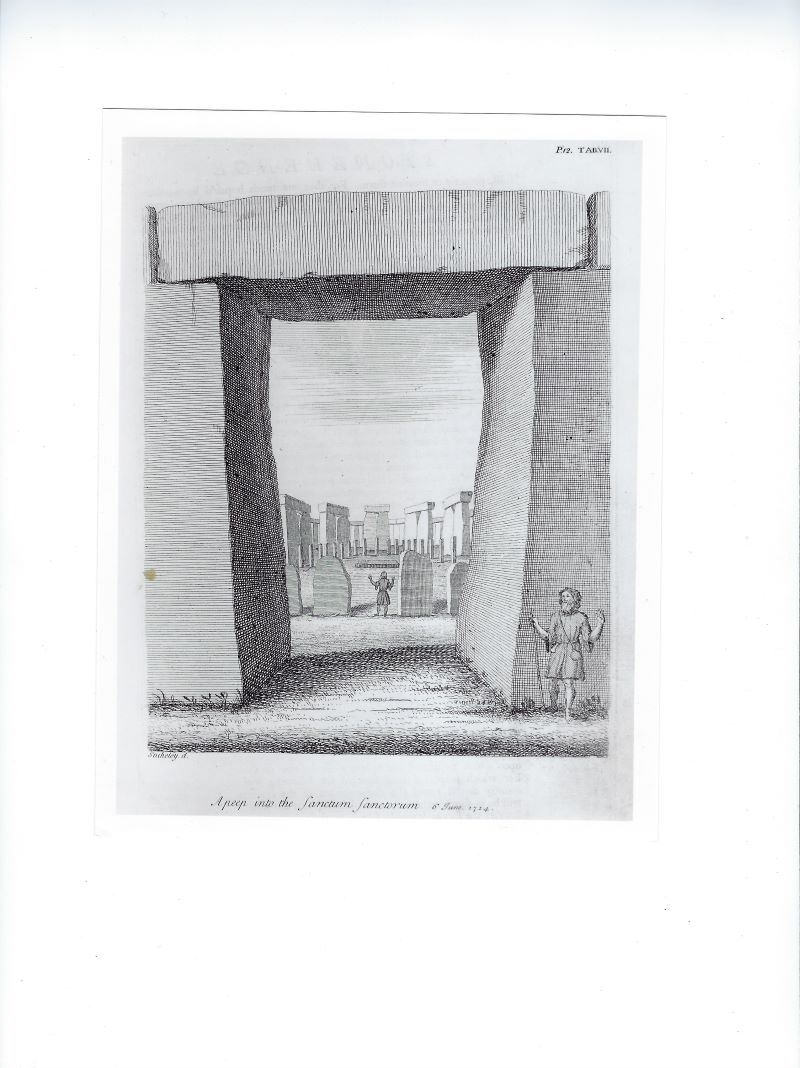 Drawing of Stonehenge by Stukeley