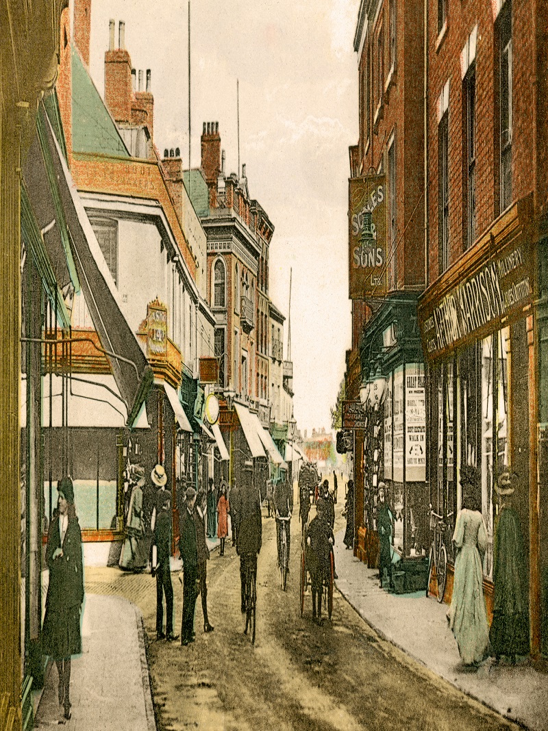 Phtograph of Strait Bargate Boston in 1910