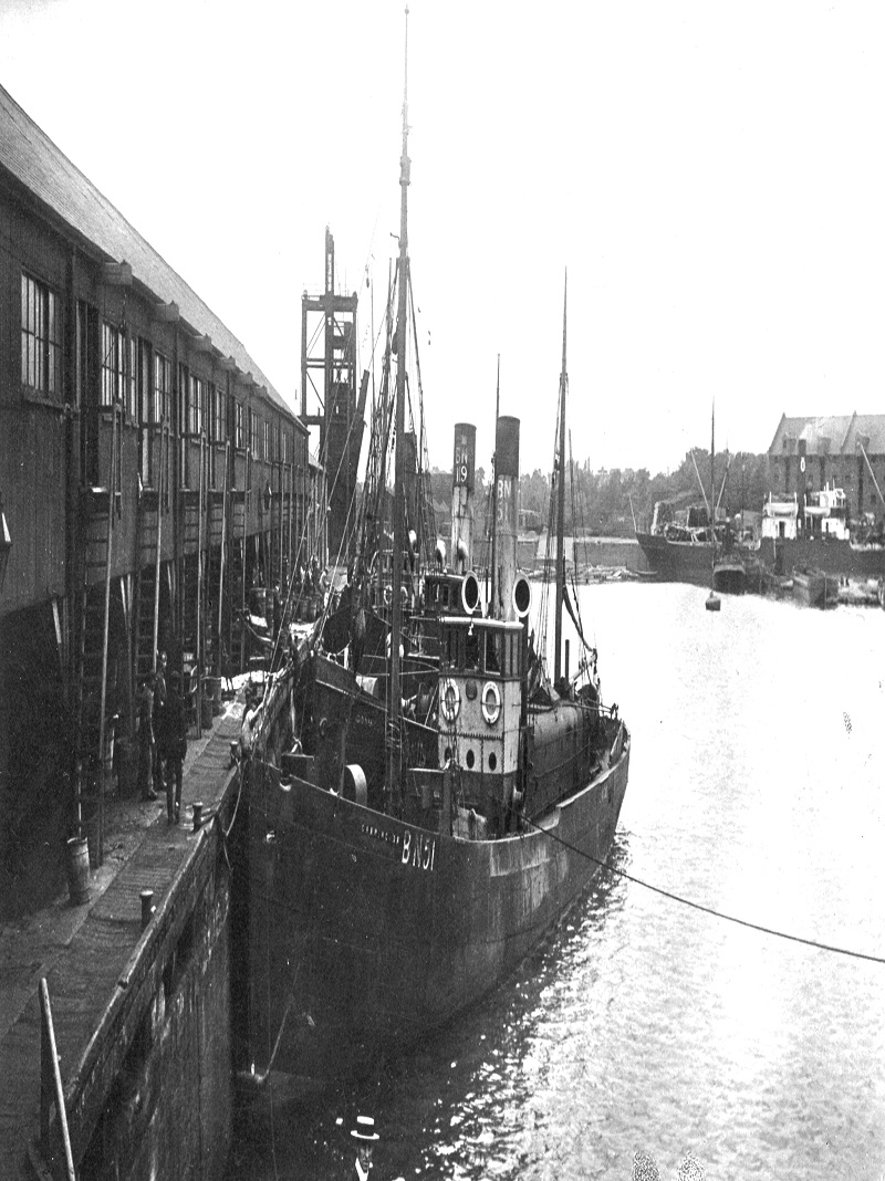 A picture of the Bostons Fishing Fleet boats